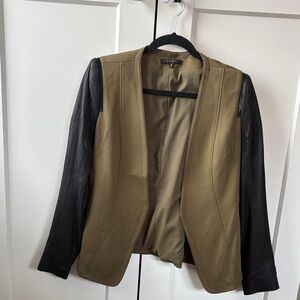 Theory mixed material blazer - size medium